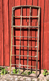 Stort parti välvda gjutjärnsfönster 70x170cm