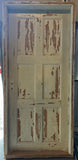 Spegeldörr med karm 100x219 6-sp