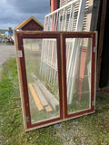 Fönster med karm 111x125
