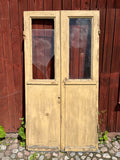 Pardörr med glas 125x236